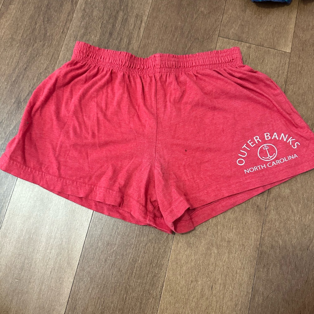 Red outer banks pajama shorts